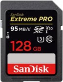SDXC SanDisk Extreme PRO 128GB UHS-I U3 Class 10
